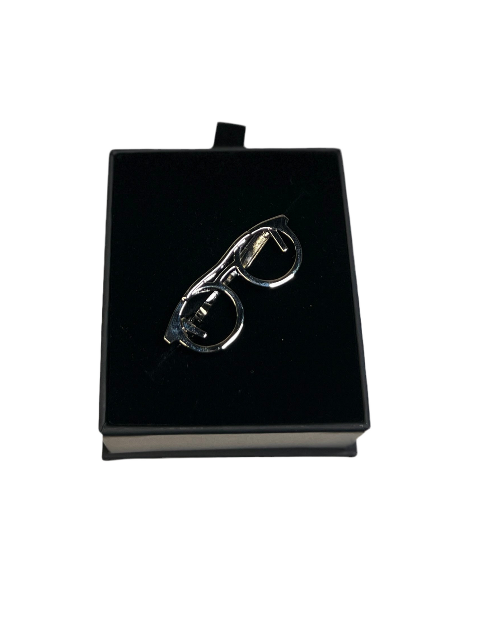 Tie Clip ( Chrome Glasses )