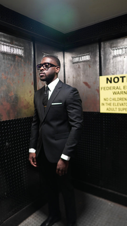 Black Men’s Ready-to-Wear Suit