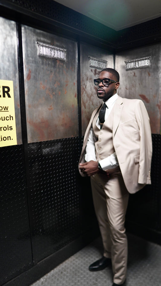 Khaki Men’s Ready-to-Wear Suit