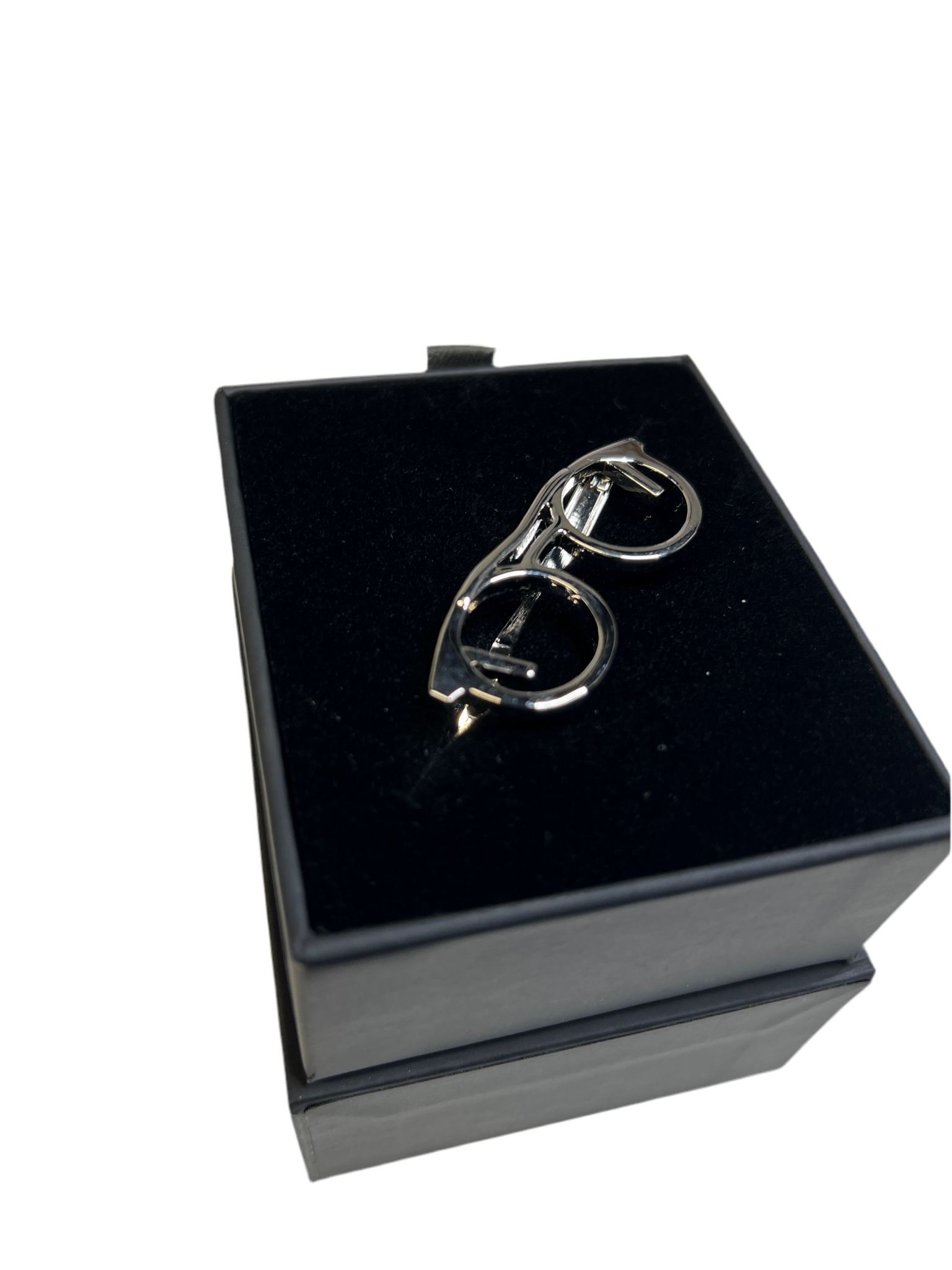 Tie Clip ( Chrome Glasses )