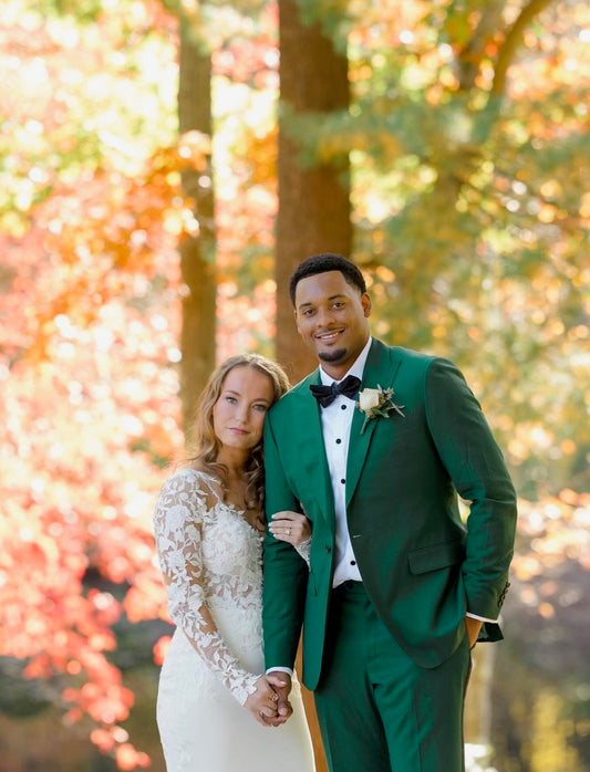 Hunter Green Wedding Suit