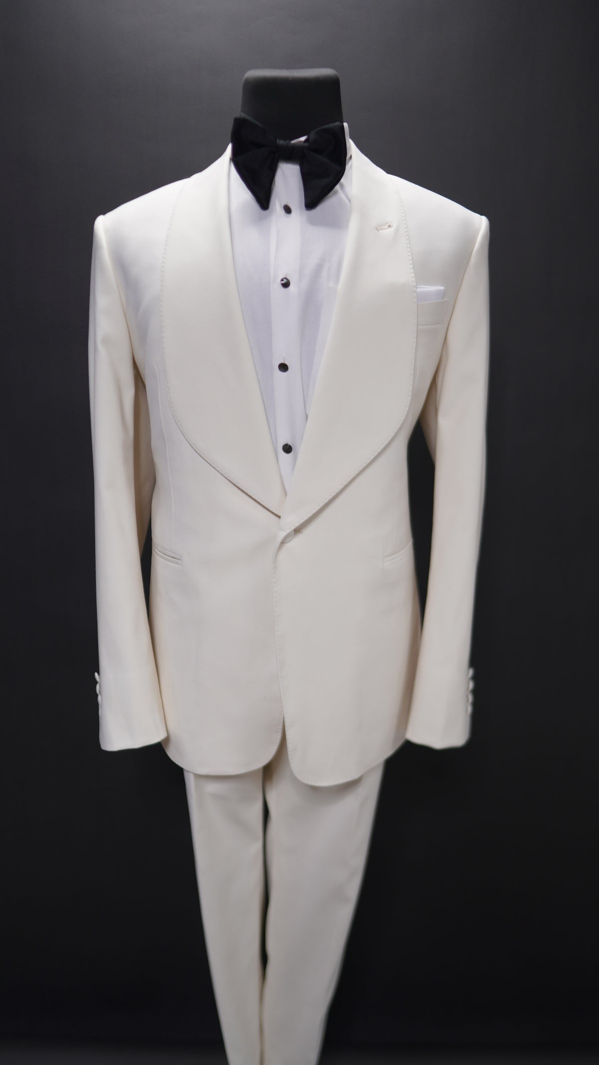Cream Shawl lapel Tuxedo