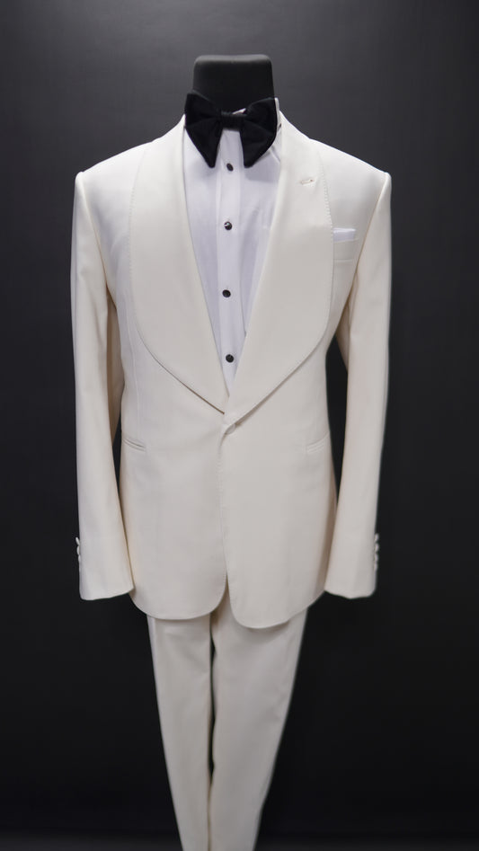 Cream Shawl lapel Tuxedo