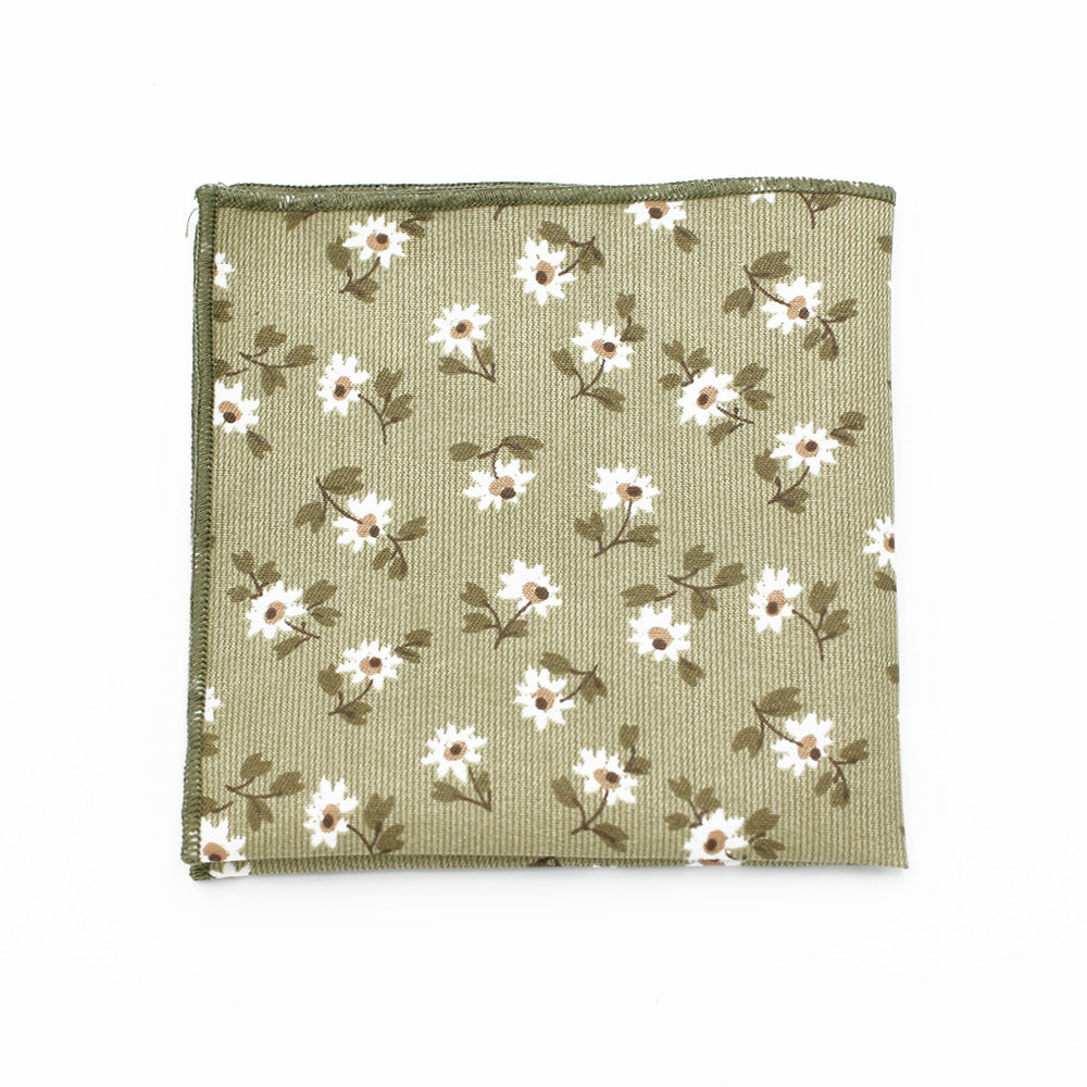 Floral Pattern Pocket Square