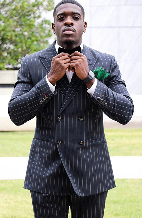 Pinstripe Wool