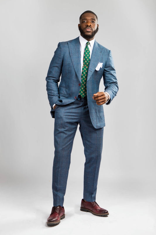 Blue Bermuda Madras