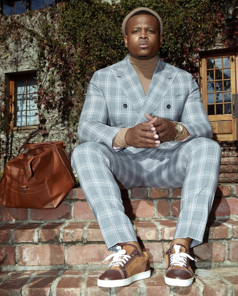 Brian’s Double Breasted Plaid Suit