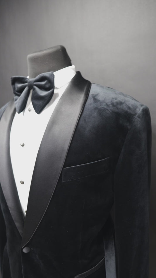Black velvet dinner tux