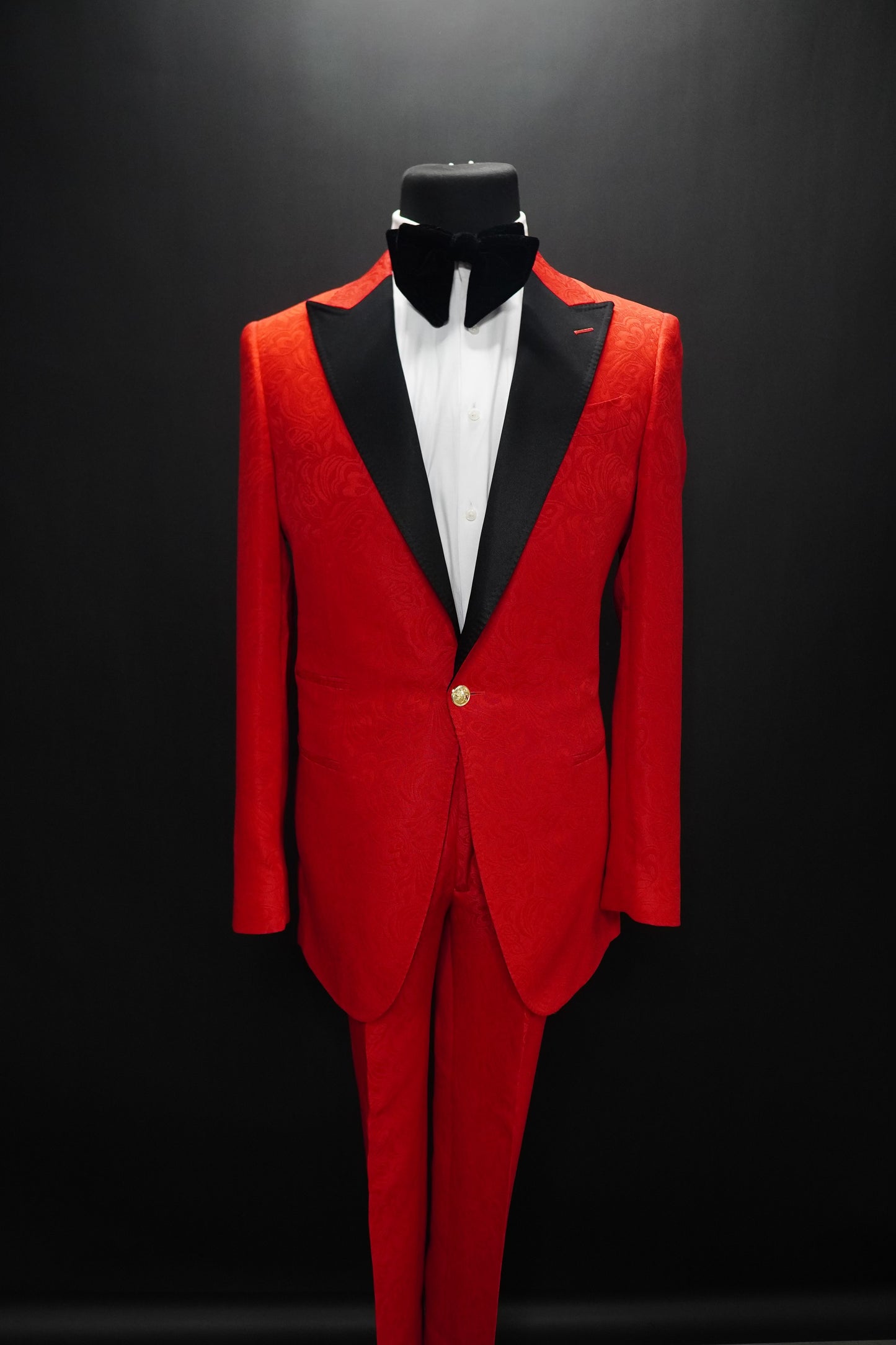 Red Jaquard Tuxedo