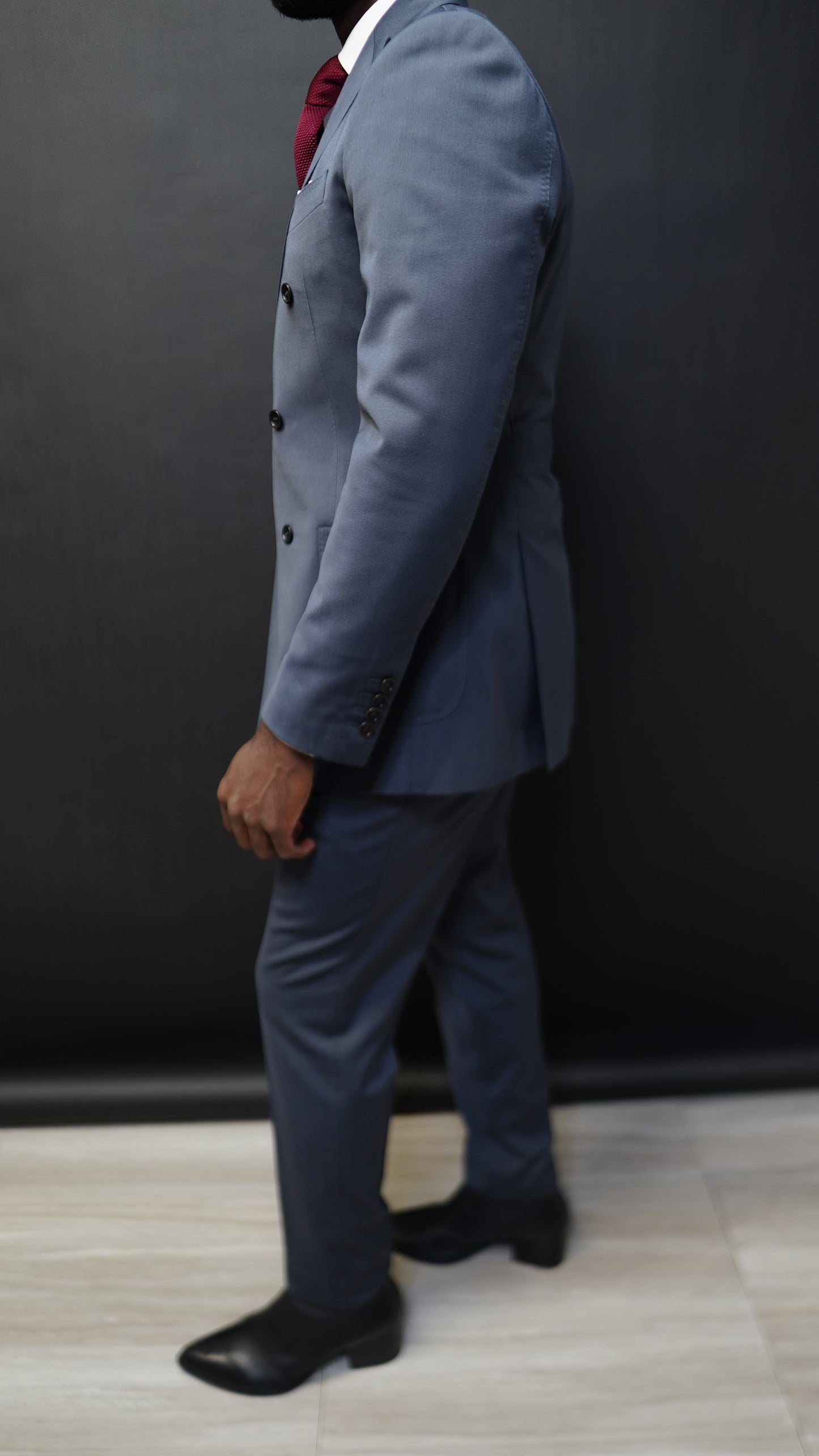 Cool Grey Double Breasted suit