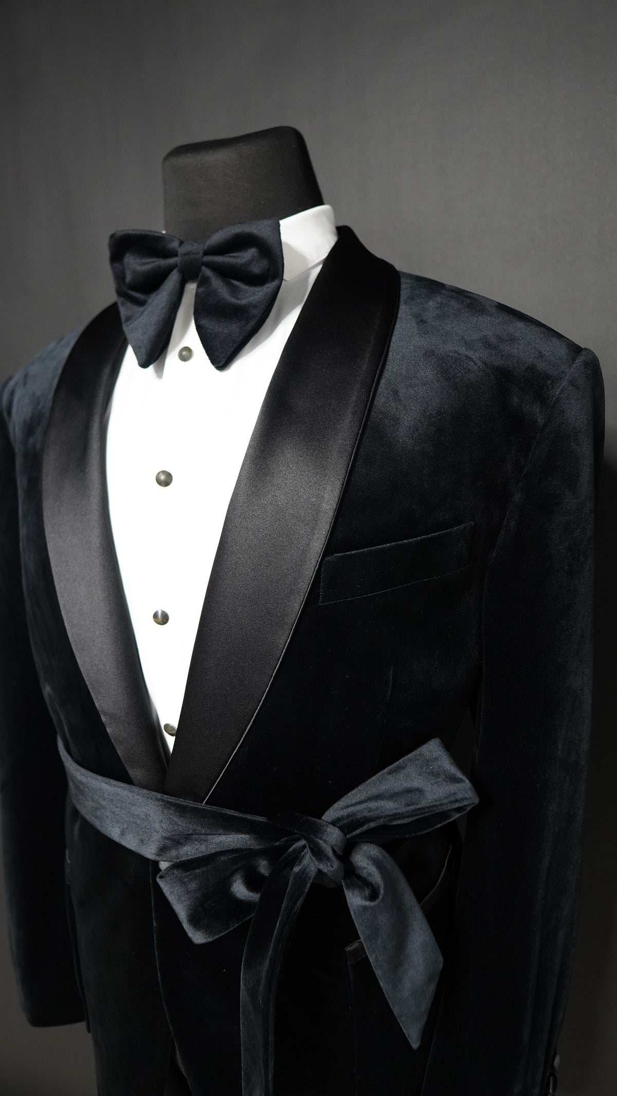 Black velvet dinner tux