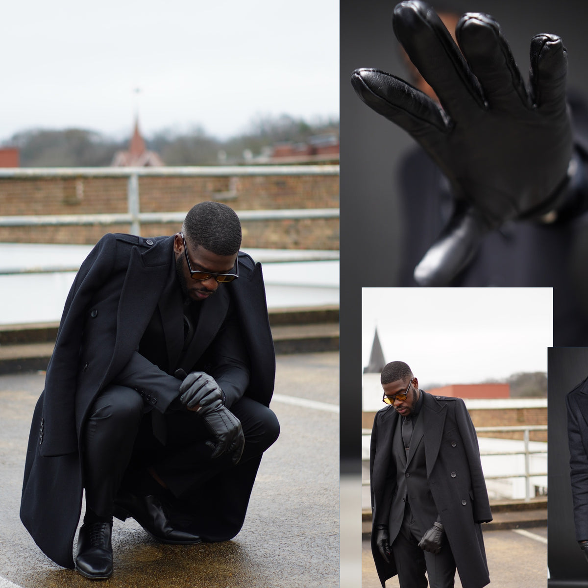 Black Essential Overcoat