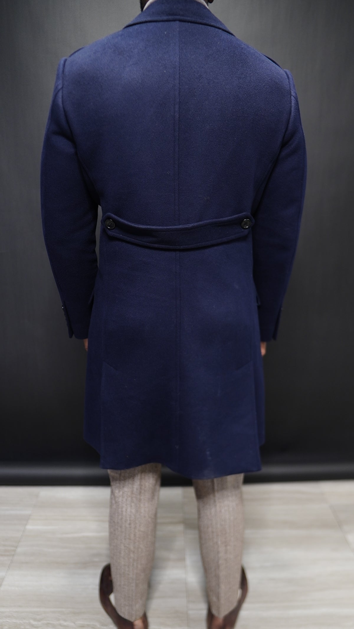 Navy Blue Essential Overcoat