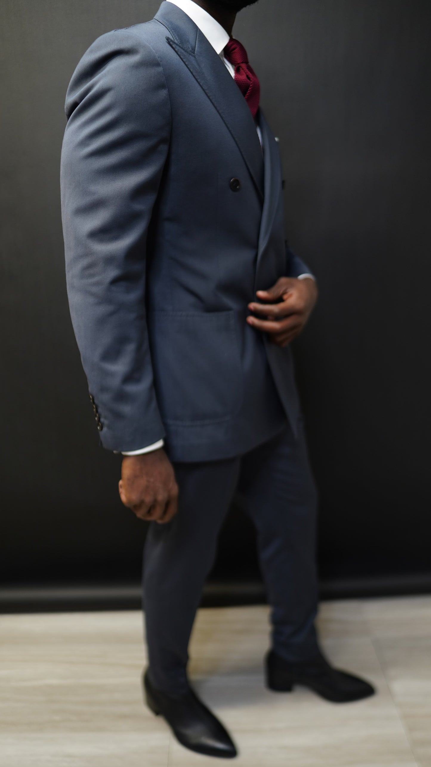 Cool Grey Double Breasted suit