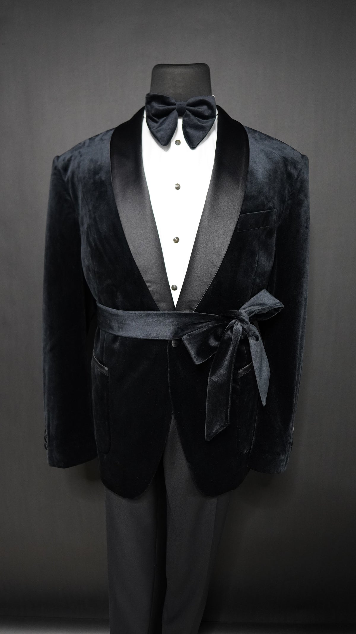 Black velvet dinner tux