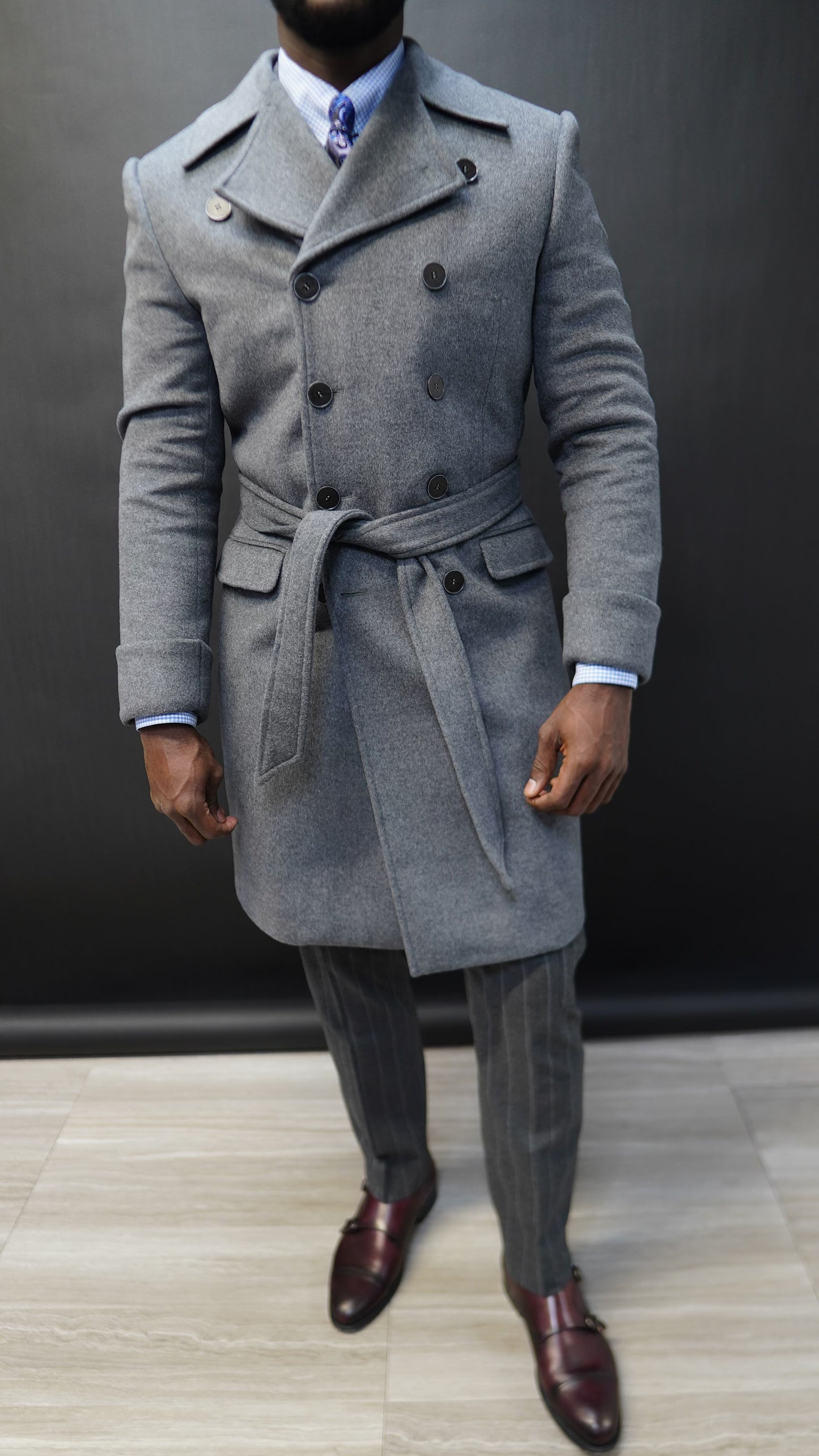 Grey Essential Overcoat