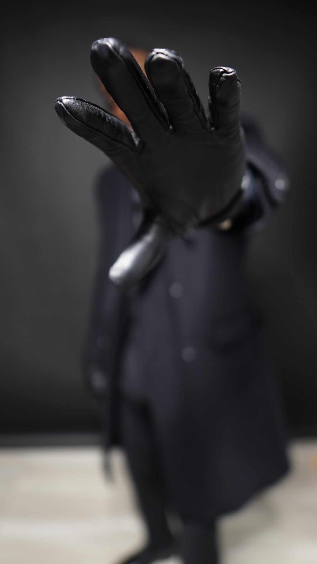 Black Essential Overcoat