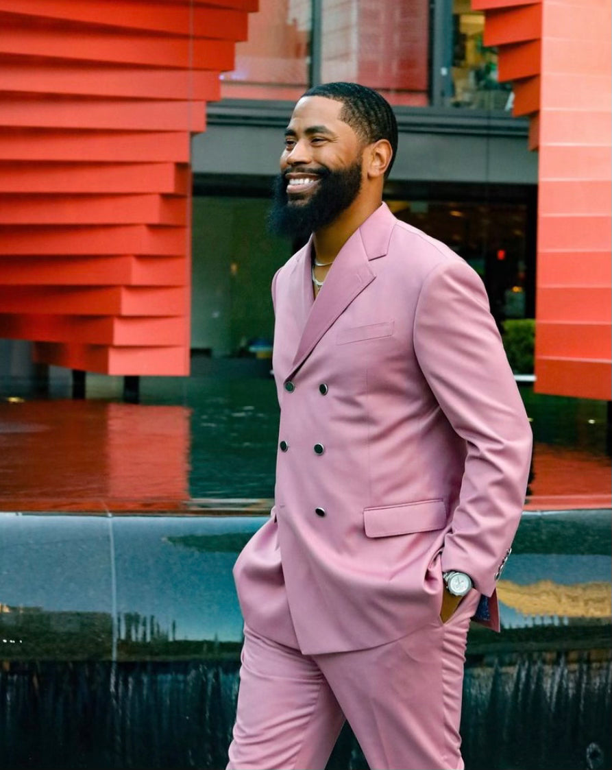 Vintage Mauve Double Breasted suit