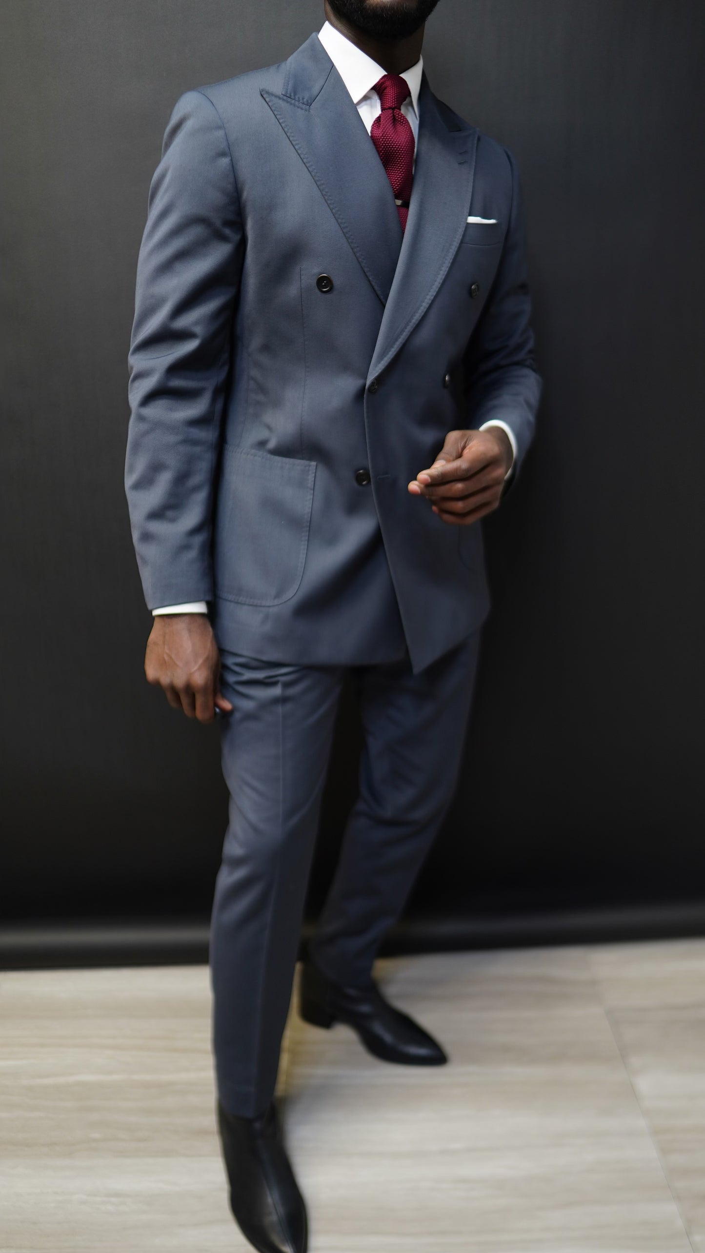 Cool Grey Double Breasted suit
